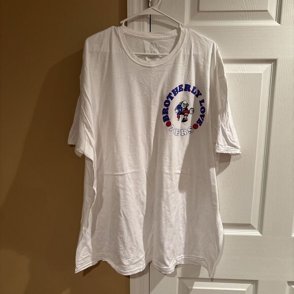Philadelphia 76ers Men’s 4XL Brotherly Love T-Shirt White Fanatics Short Sleeve - Picture 1 of 6
